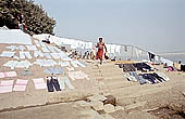 Varanasi - Dhobi Ghat, alive with the sound of dhobi (laundrymen) 